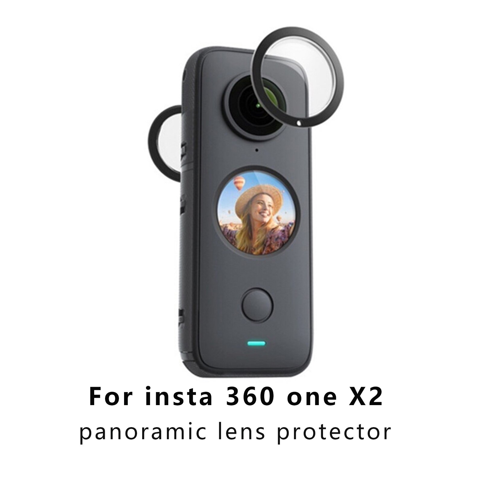 Lentille de protection en pâte pour Insta360 ONE X2, lentille panoramique, accessoires
