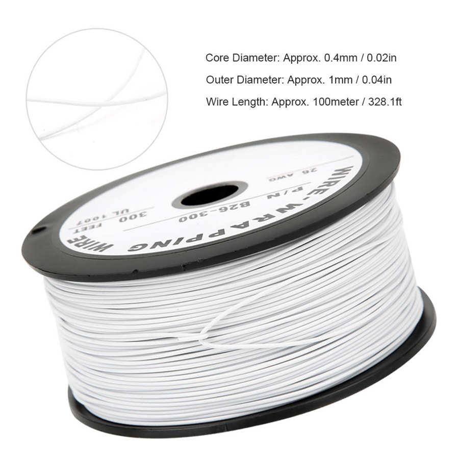 Wrapping Wire Electrical Cable Wire Small Size Sturdy for Electronics Equipment Electrical Equipment