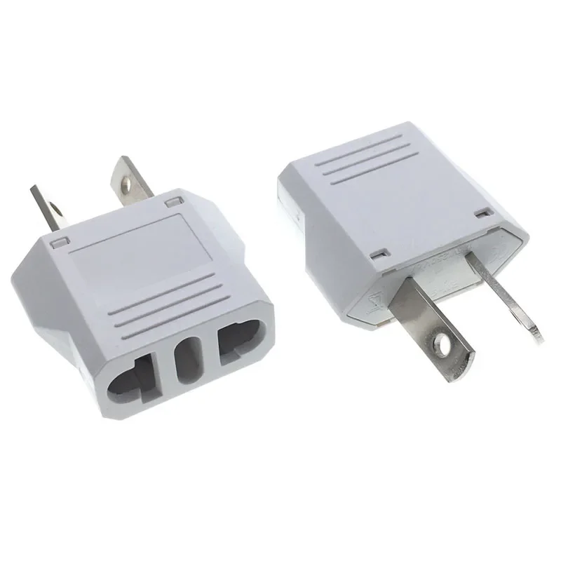 Mini geaarde au/vs naar eu stekkeradapter 6a europese/amerikaanse naar australische stekkeromvormer vs/europa/europa kleine reisstekkerconnector 250v: Grijs