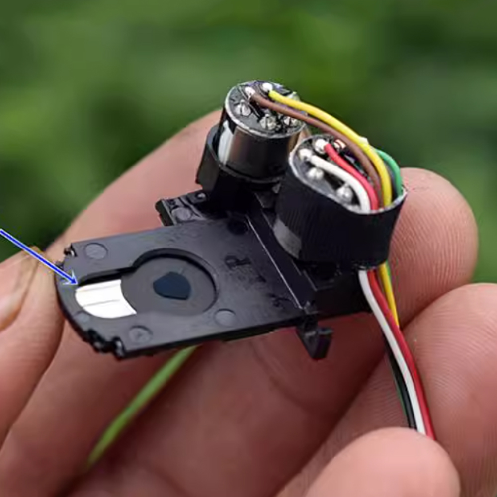 Accesorios para instrumentos ópticos DC3V-5V apertura ajustable y filtro electroimán de doble rotación obturador de cámara DIY