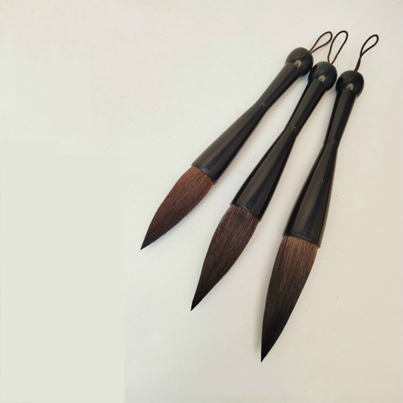 Caligrafia Chinesische Kalligraphie Pinsel Trichter-förmigen Bär Wolf Haar Pinsel Stift Frühling Couplet Malerei Schreibtafel Pinsel Tinta China