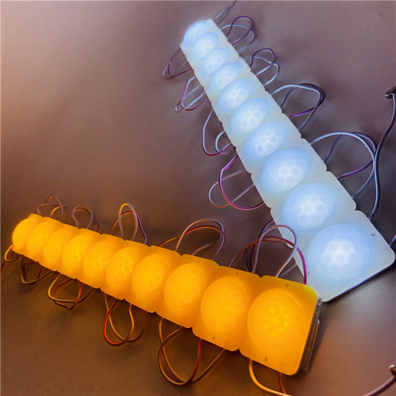 100pcs 2.4w waterproof COB LED Module Single Module One light Module Red Green Blue Yellow Pink 12v Lightbox Sign LOGO Module