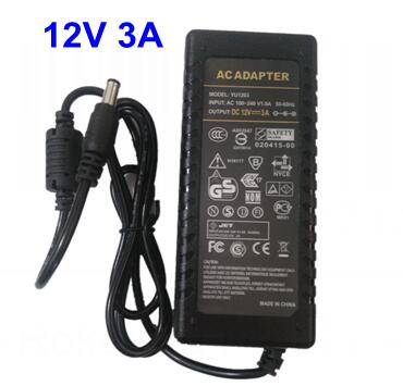 12V Schalt Netzteil 12V 3A 4A 5A 6A 7A 8.5A 10A 60W 72W 84W 102W 120W LCD Monitor LED-streifen AC DC Adapter Ladegerät: Schwarz
