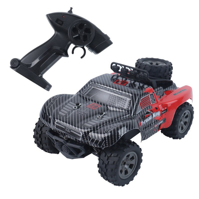 Afstandsbediening buggy 1:18 rc auto afstandsbediening speelgoed hoge snelheid auto vierwielaandrijving klimmen auto kinderspeelgoed een machine op de radio: Rood