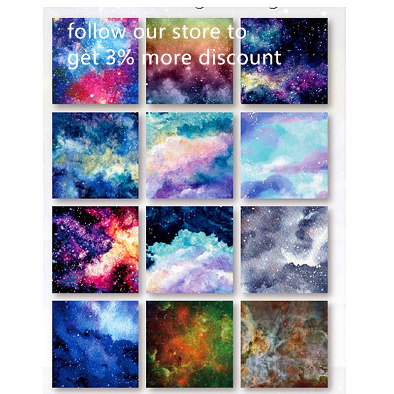 24 sheet Junk Journal Purple Star background paper pad scrapbooking origami papers for card making album scrapbook craft supply