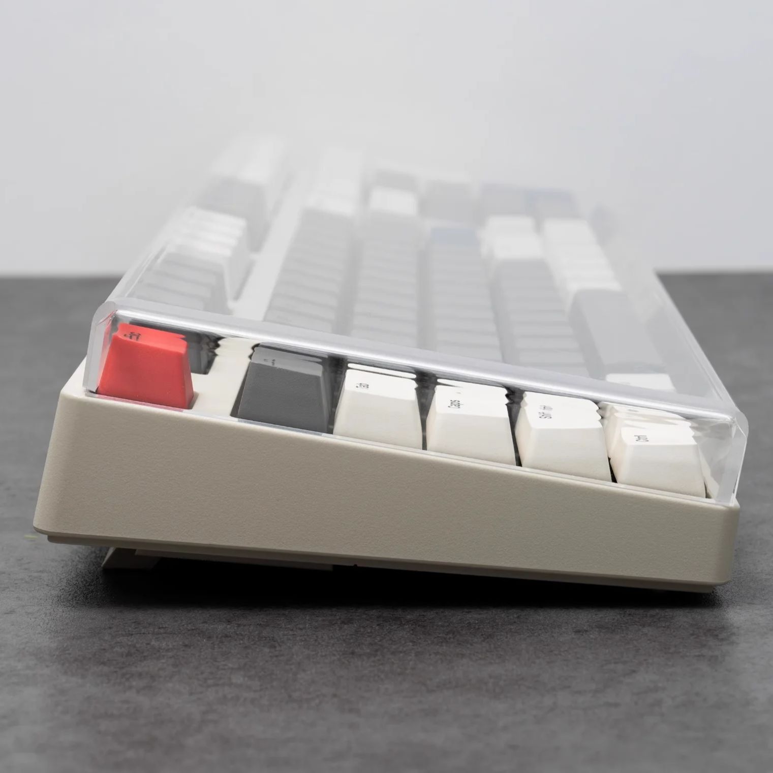 Mechanical Keyboard Dust Cover Acrylic Protecting Shell Bent Compatible With Layout 60 68 87 104 96 WOOTING ROG Azoth IKKI