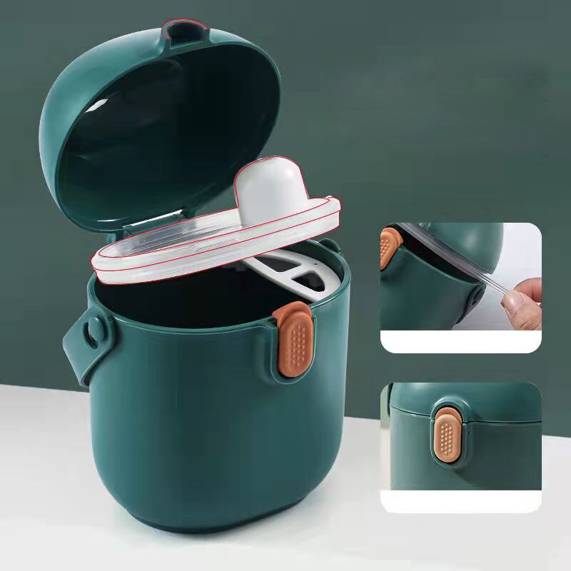 Portable Baby Food Storage Box Essential Cereal Cartoon Infant Milk Powder Box Fruit Snacks Feeding Food Storage Container Box
