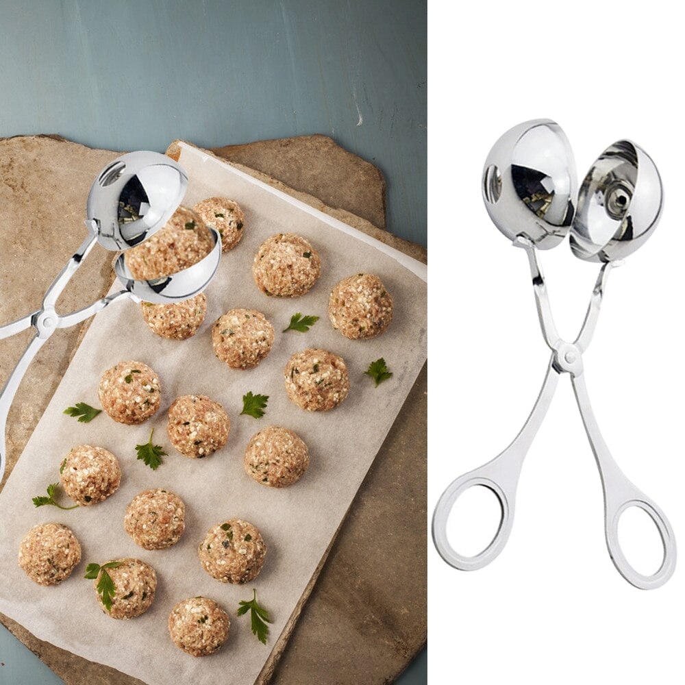 Multifunction Meatball Maker 304 Stainless Steel Meatball Mold Meat Ice Cream Ball Croquettes Mold Kitchen Meat Tools