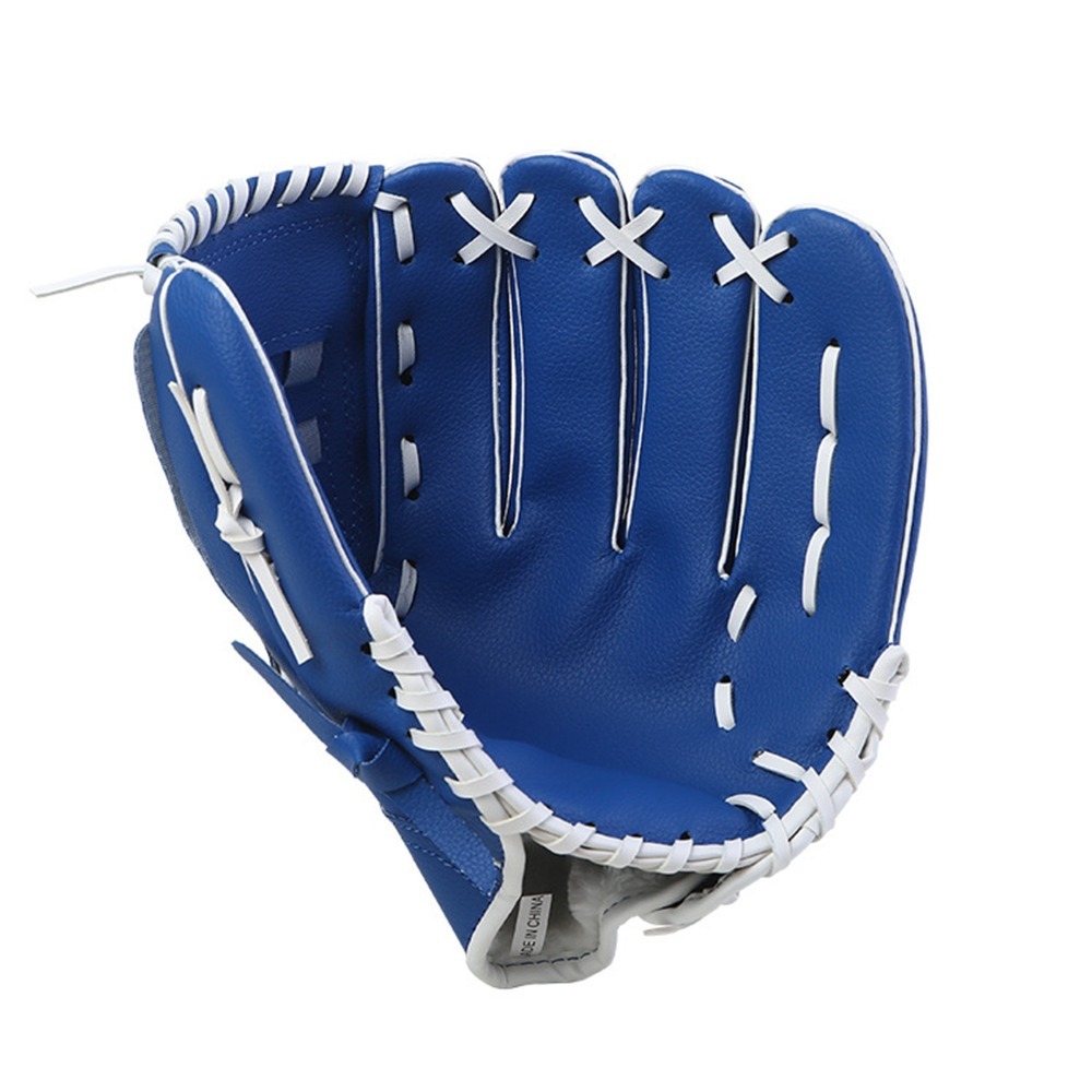 10,5–12,5 Zoll Baseball-Handschuh, Blau, Braun und Schwarz, weicher Ball-Handschuh, Rosenrot, Kunstleder, Fänger-Handschuhe, Baseball-ÜSpund: mehrfarbig / S