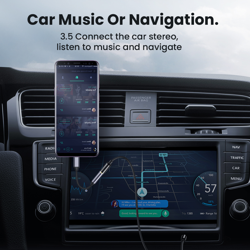 8-pins naar 3,5 mm jack AUX-kabel voor iPhone 14 13 12 11 8 7 X iPad Pro Mini Audio Splitter hoofdtelefoonadaptersnoer voor iOS 14 hierboven