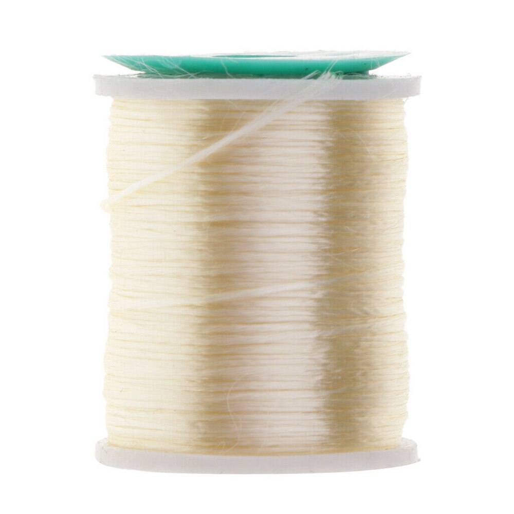 210 denier vliegdraad vliegmaterialen 250m vliegen jig voor het maken van aas gereedschap 1 rol: Wit