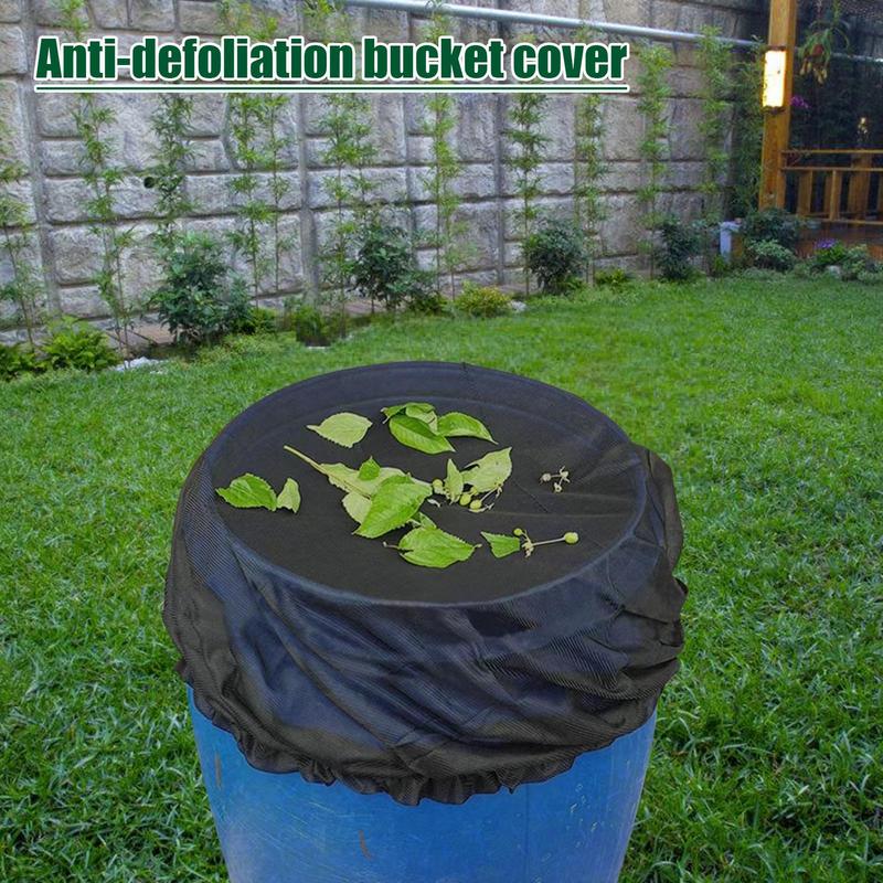 1PC 60/90/100CM Mesh Cover Netting For Rain Barrels Water Collection Buckets Cover Water Tank Protection Lid Rain Collect Tool