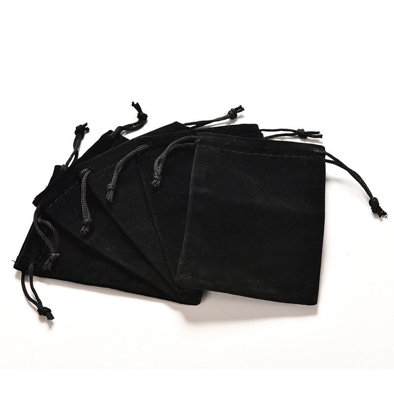 Bags Pouches Jewelry Packing Packaging Bag 12x9cm Velvet Bag Velvet Drawstring