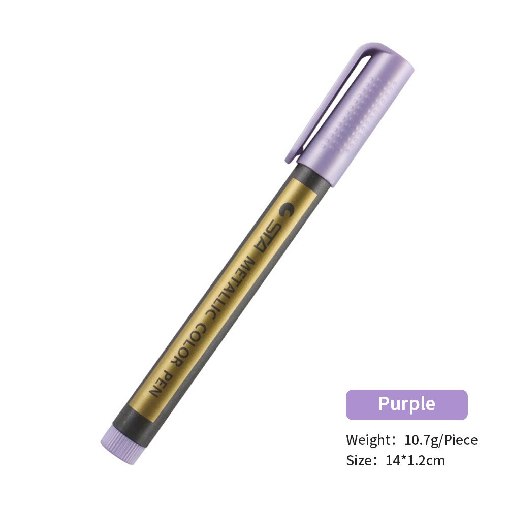 Ruota per auto pennarello colorato pennarelli duraturi impermeabili graffiti ritocco penna graffi battistrada gomma tessuto pennarello vernice: viola