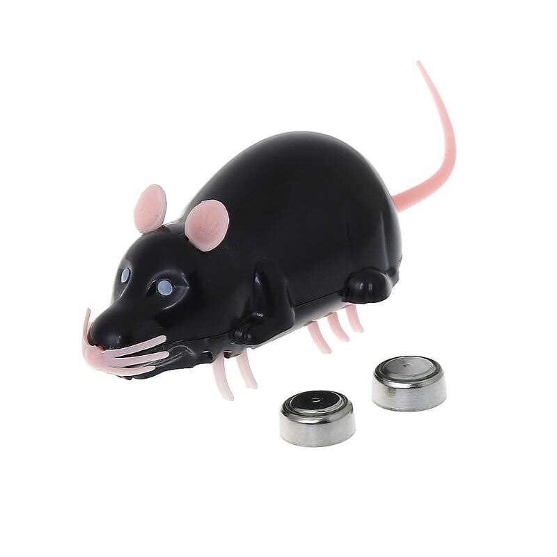 Chat de compagnie jouant des jouets faux souris électrique fourmi couinement jouet interactif Y4QA