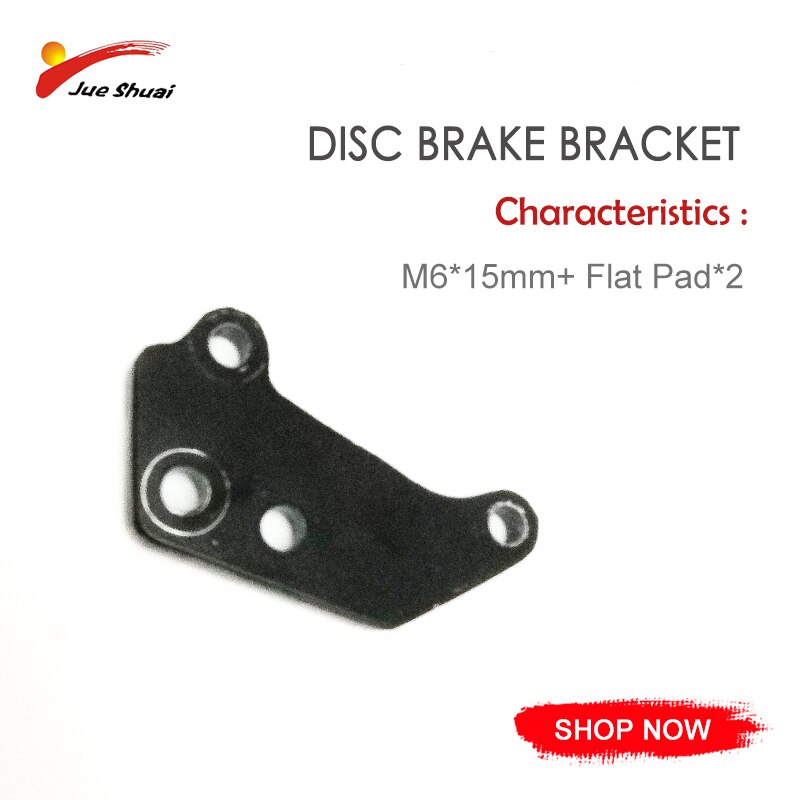 Sykkel skivebremsebrakett med 2 flat pad ramme adapter montering holder transformator converter mtb landeveissykkel tilbehør deler