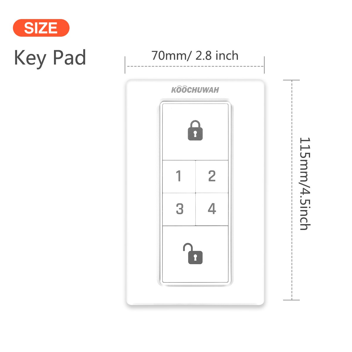 Seed Alarm DIY Your Shop / Warehouse / Factory Emergency & Security Alarm System via App Control: Keypad