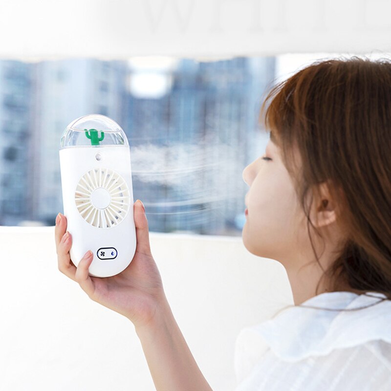 Water Mist Fan USB Rechargeable Portable Air Conditioning Office