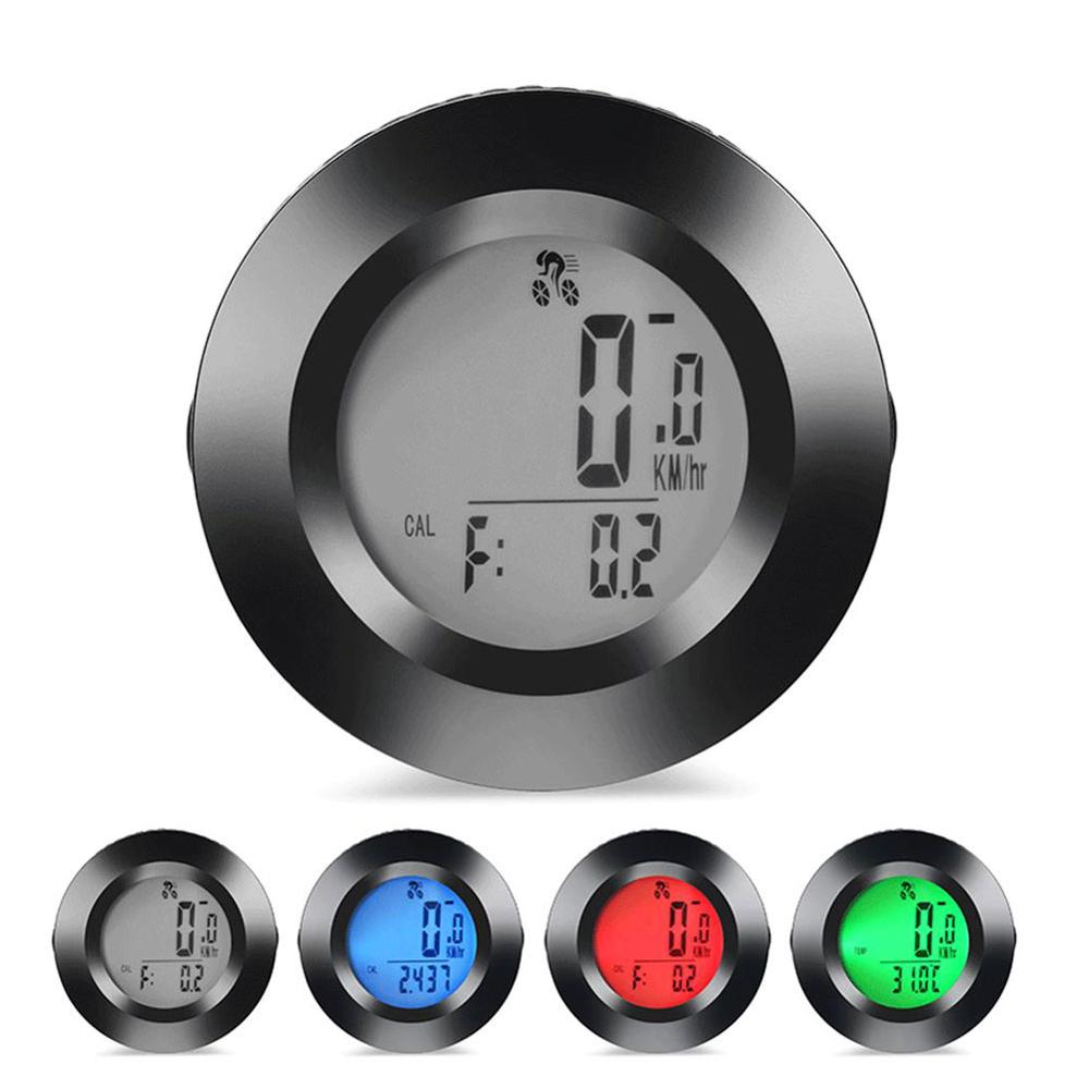 Bicycle computer wireless waterproof round luminous children 3 color odometer speedometer bicycle speedometer stopwatch backligh