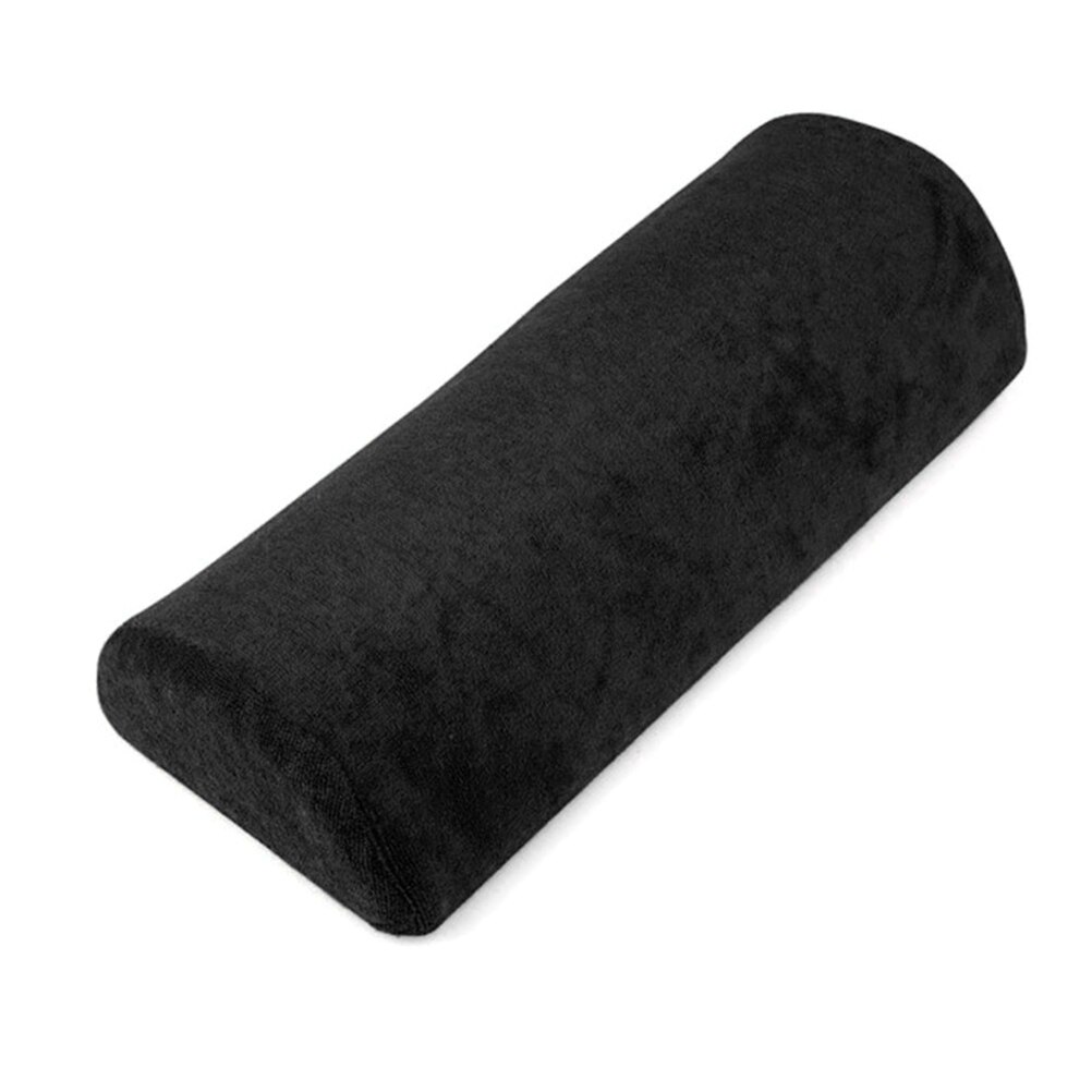 Bløde håndstøtter vaskbar håndpude svamp pude nail art holder armlæn nail art manicure håndstøtte pude pude: Sort