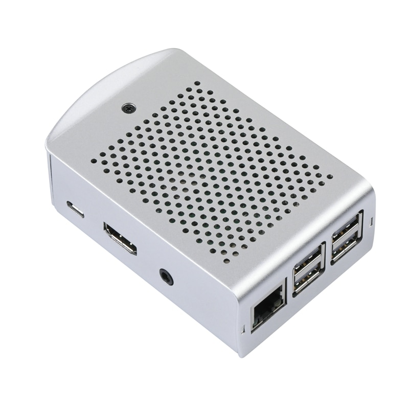 Latest Raspberry Pi 3 Model B Plus Aluminum Case Metal Enclosure Hanging Bracket VESA Mounted also for RPI 3B+/RPI 3