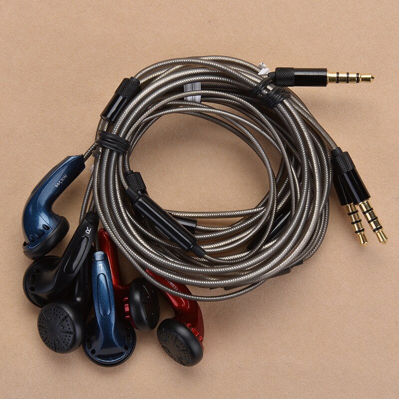 3.5Mm Jack Koptelefoon Met Mic MX500 Diy Bass Oortelefoon Voor Huawei Mobiele Telefoons