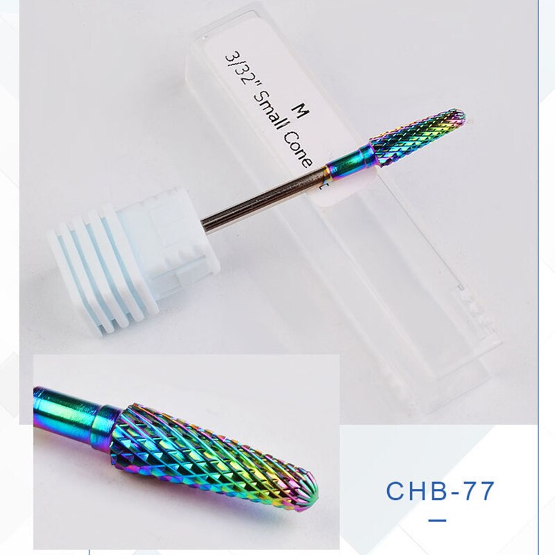 Broca para moler uñas equipo cabezas de manicura fresas de manicura Punta de lijadora resistente a la abrasión: CHB-77
