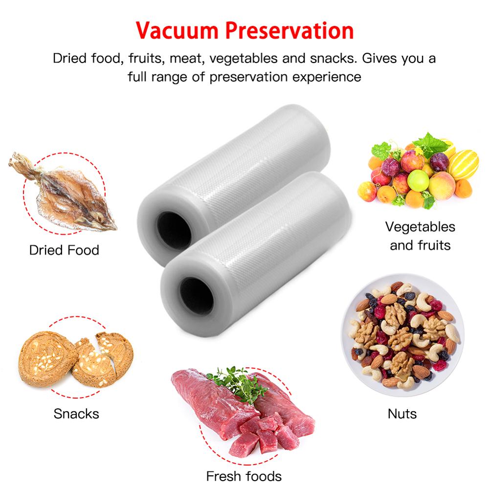 Uszczelniacz próżniowy rolki, worki Sous Vide, plastik klasy handlowej, przechowywanie próżniowe i uszczelnienie żywności, hermetyczne oszczędzanie próżniowe пакеты полиэтл