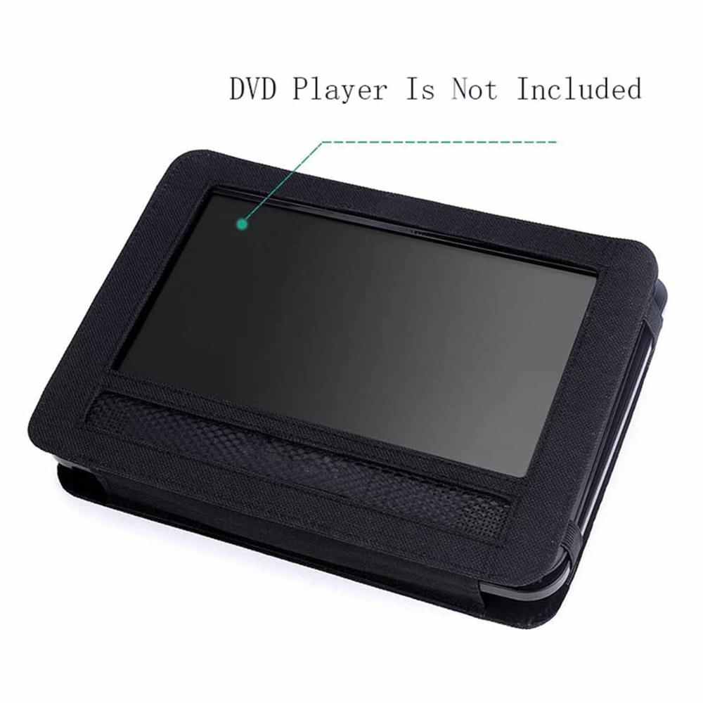 Car Headrest Mount Holder for Portable DVD Player with 9 inches Swivel & Flip Screen