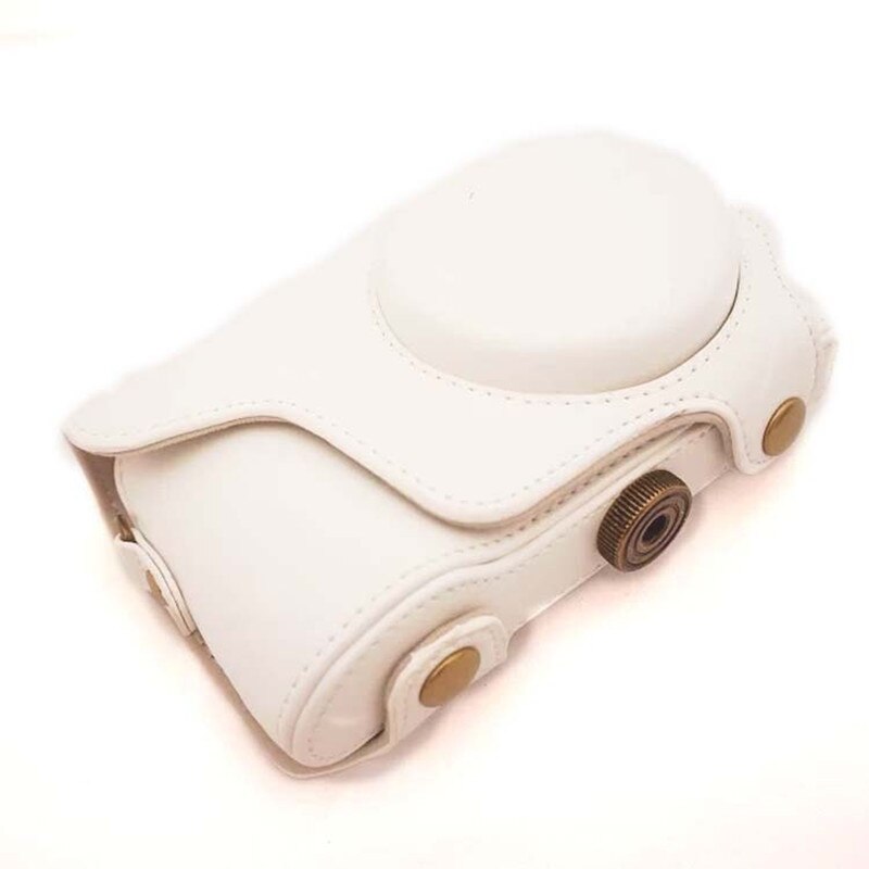 Pu Leather Camera Case For Samsung GALAXY EK-GC100 GC100 GC110 GC200 EK-GC-200 Digital Camera Bag Black White brown coffee Cover