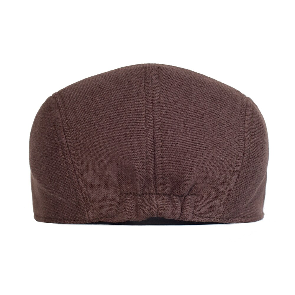 Beret Cotton Solid Color Soft Top Casual Beanie Retro Literary Forward Cap Peak Cap Driver Hat for Friends