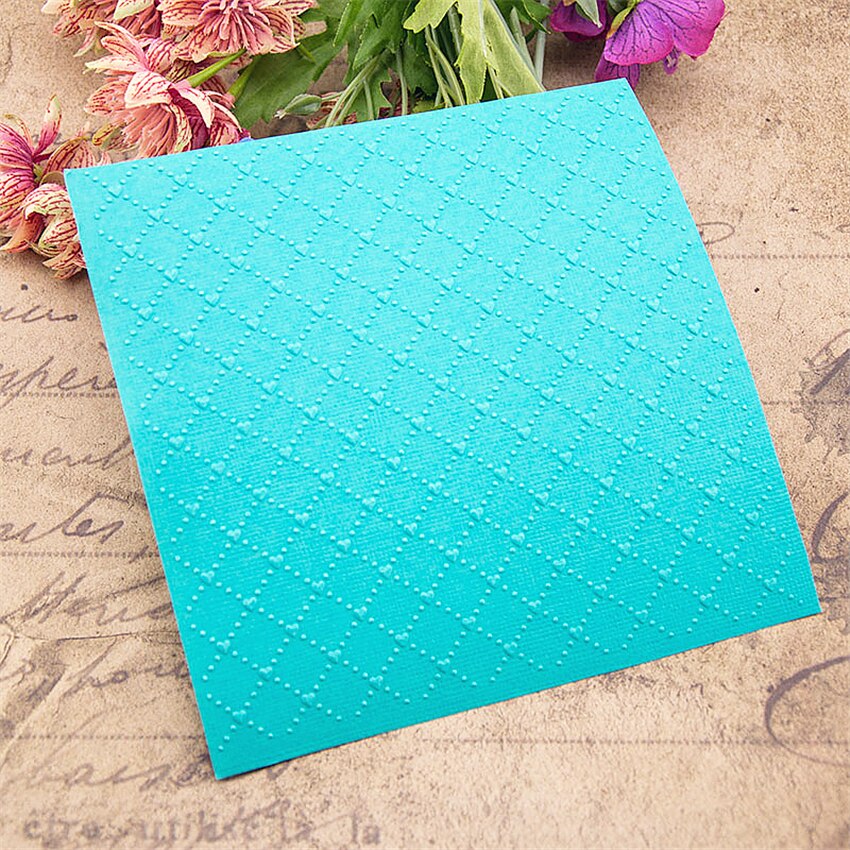 Easter plastic Square template craft card making paper card album wedding decoration scrapbooking embossing folder