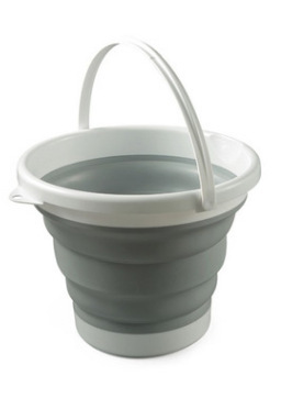 Draagbare Opvouwbare Plastic Wateremmer-Outdoor Camping Multifunctioneel Bassin Met Handvat Slaapzaal Essentials: MULTI