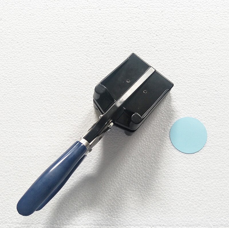 Hand Held Manual Round 37mm 25mm 32mm 44mm Paper Graphic Punch Die Cutter for Pro Button Maker