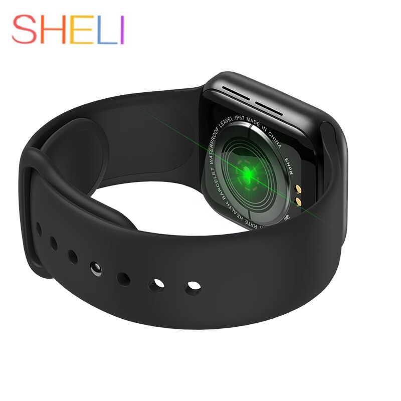 Smartwatch SHELI P80pro - Monitor Tętna i Ciśnienia Krwi - Tracker Fitness - Kolorowy Ekran LCD - Kompatybilny z iOS/Android