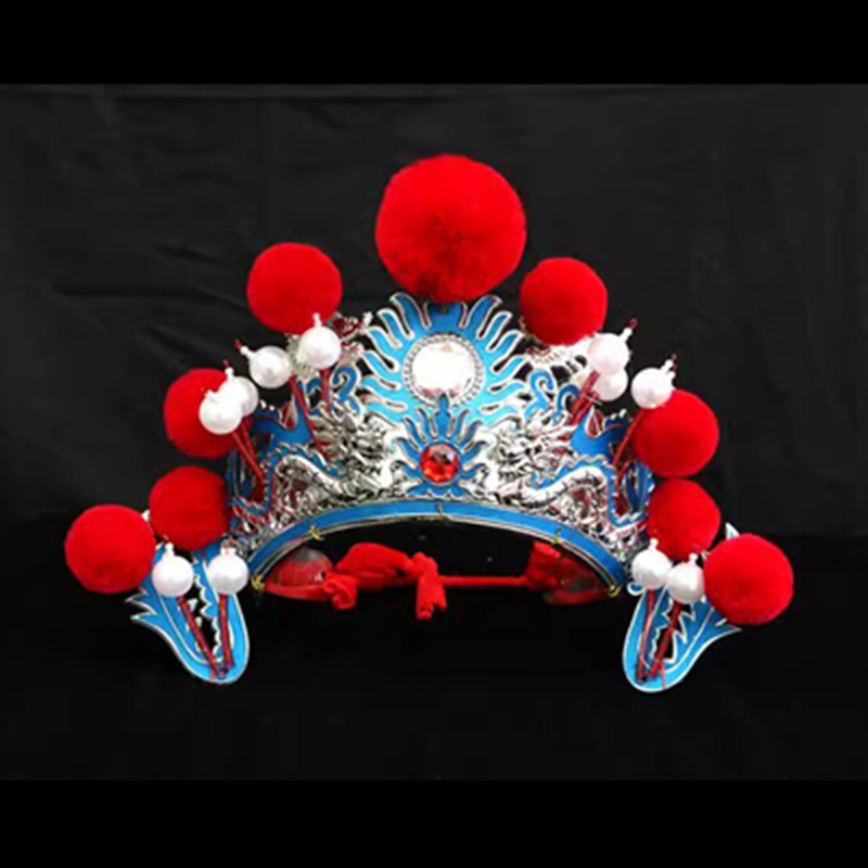 Cappelli da sposo da sposa Vintage ▾ per adulti cappelli da musica lirica di pechino cappelli da ballo tradizionali cinesi copricapo Festival puntello: 2