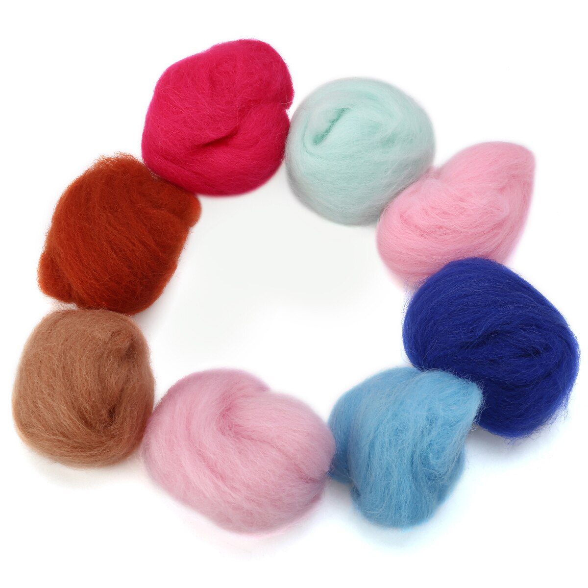 3G 40 Kleuren Zachte Merino Vilten Wol Tops Zwervende Wol Fibre Voor Diy Naaldvilten &amp; Nat Vilten Spinning naaien Mayitr