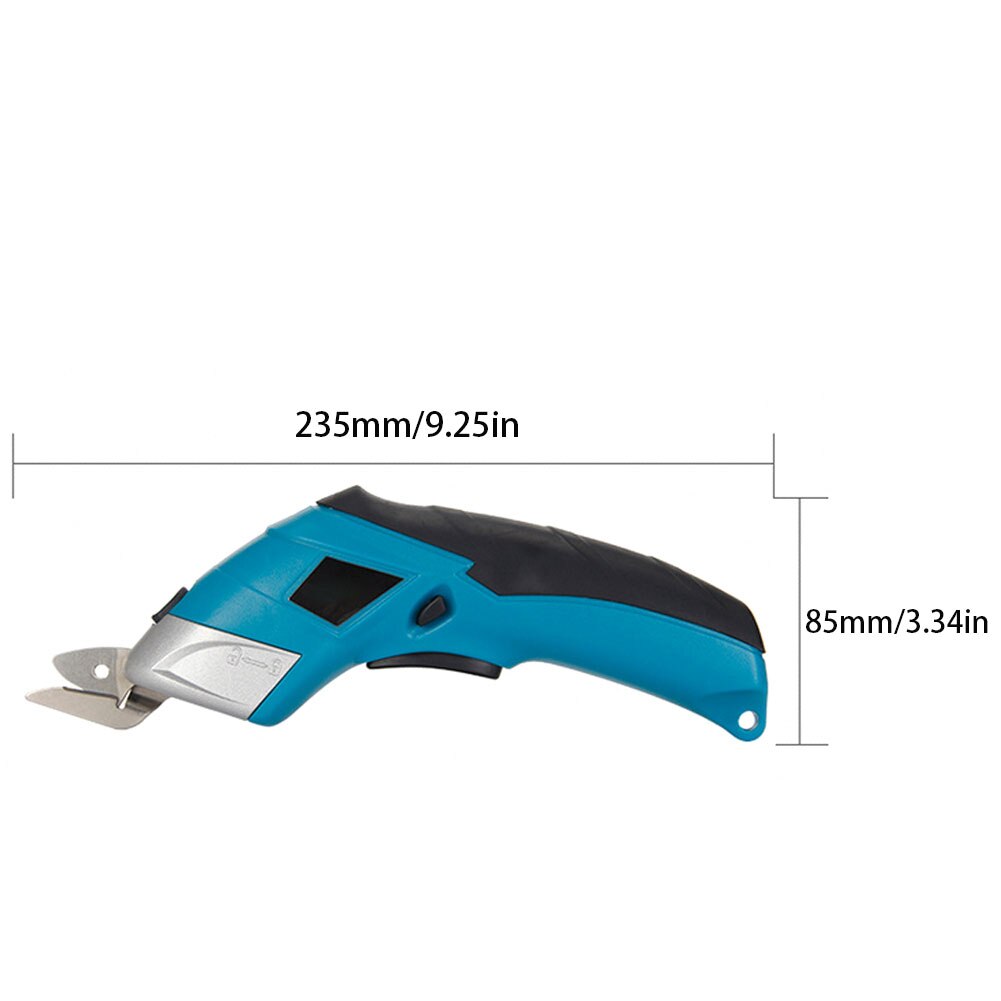 Lithium Battery Electric Power Scissors 4 Volt Fabric Electric Cutter USB Charging Scissors For Leather Wallpaper Carpet