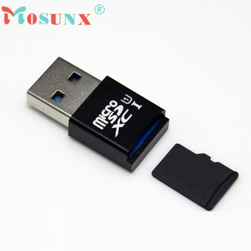 Mosunx Goede MINI 5 Gbps Super Speed USB 3.0 Micro SD/SDXC TF Kaartlezer adapter 1 pc C76