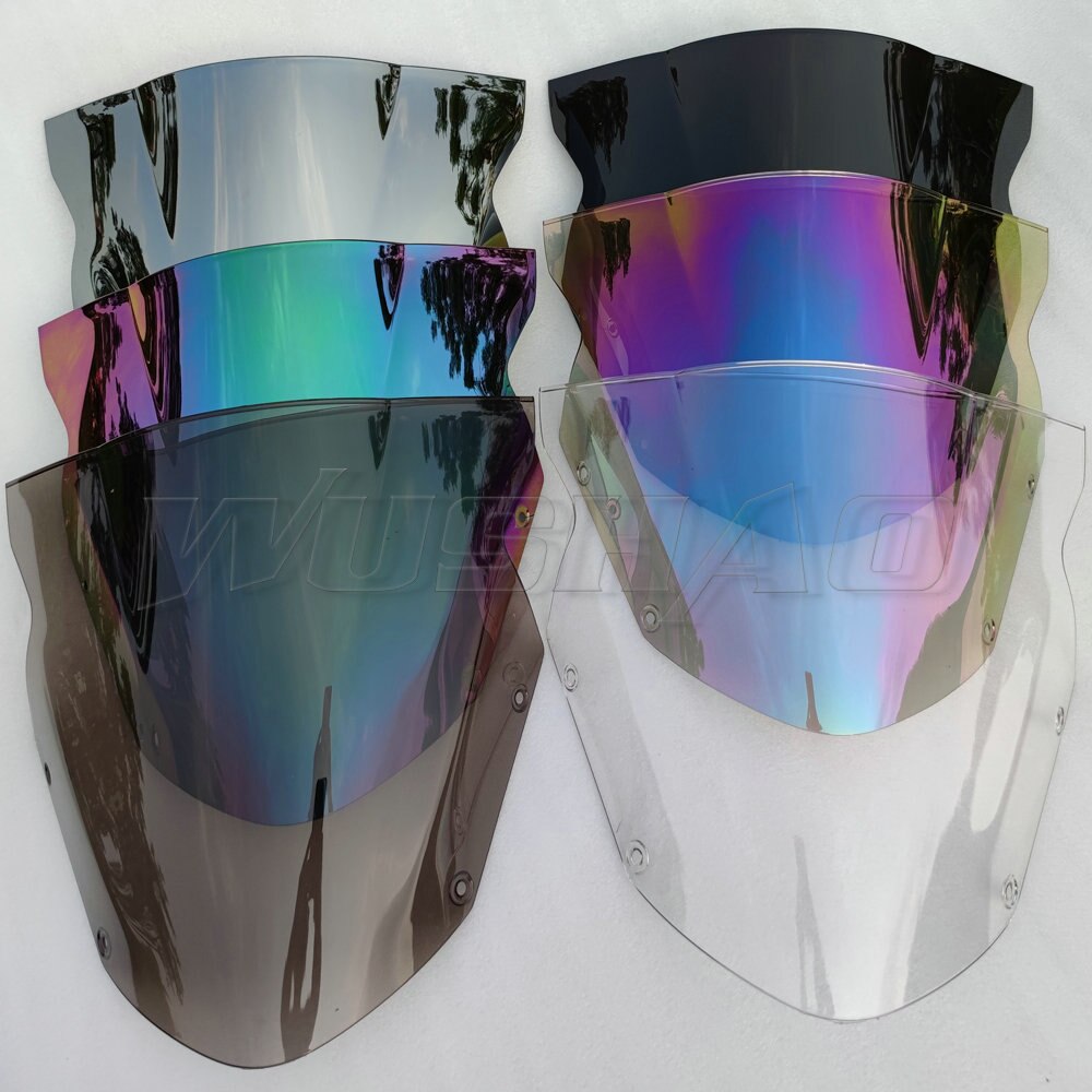 Pare-brise de moto en Iridium noir fumé pour Kawasaki Ninja R 650R ER6F EX650 C D, 650 ER-6F