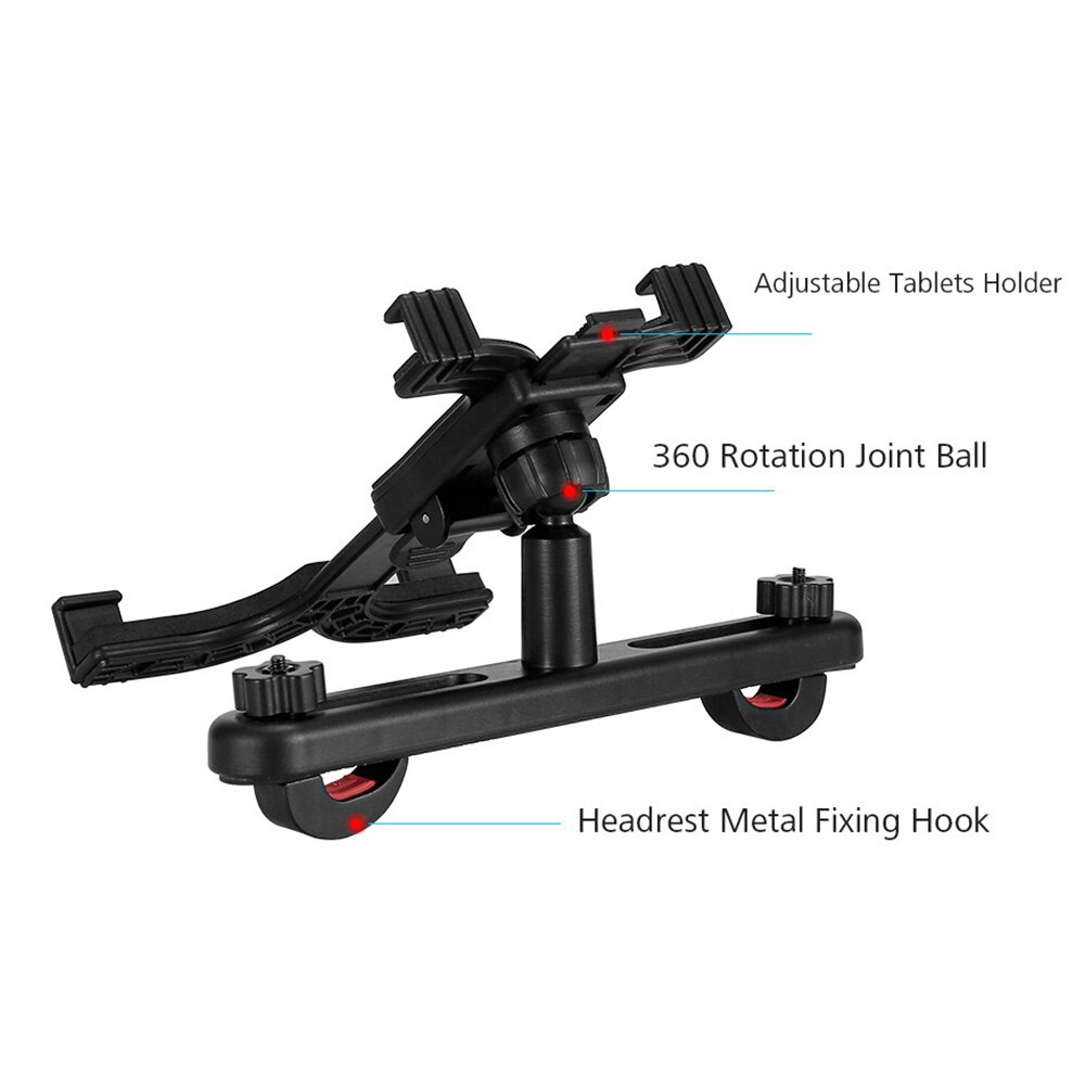 Verstelbare auto achterbank tablet houder hoofdsteun montage universele auto beugel standaard rek voor 7-11 inch ipad samsung tablet