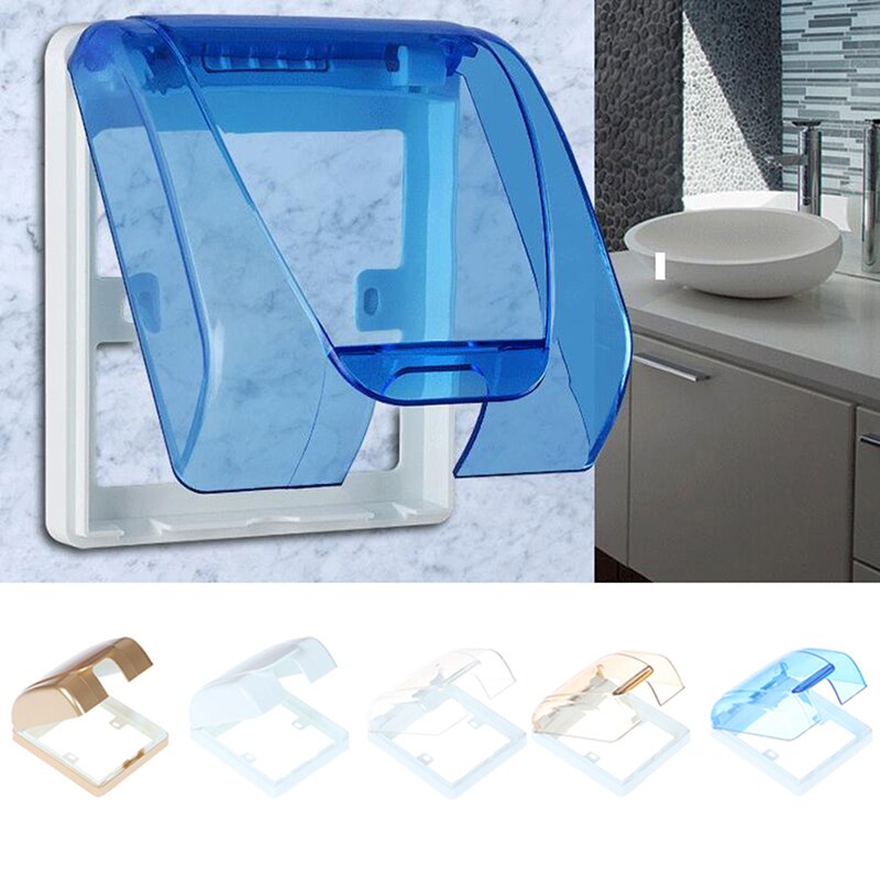 Waterproof 86 Type Wall Socket Plate Panel Box Cover Protector