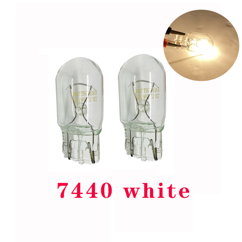 1/4/10pcs T20 7440 7443 WY21W W21W Halogen Bulbs 7443 W21/5W T20 Super Bright Backup Reversing Light For Car Signal Lamp 12V: Blue / 5000K