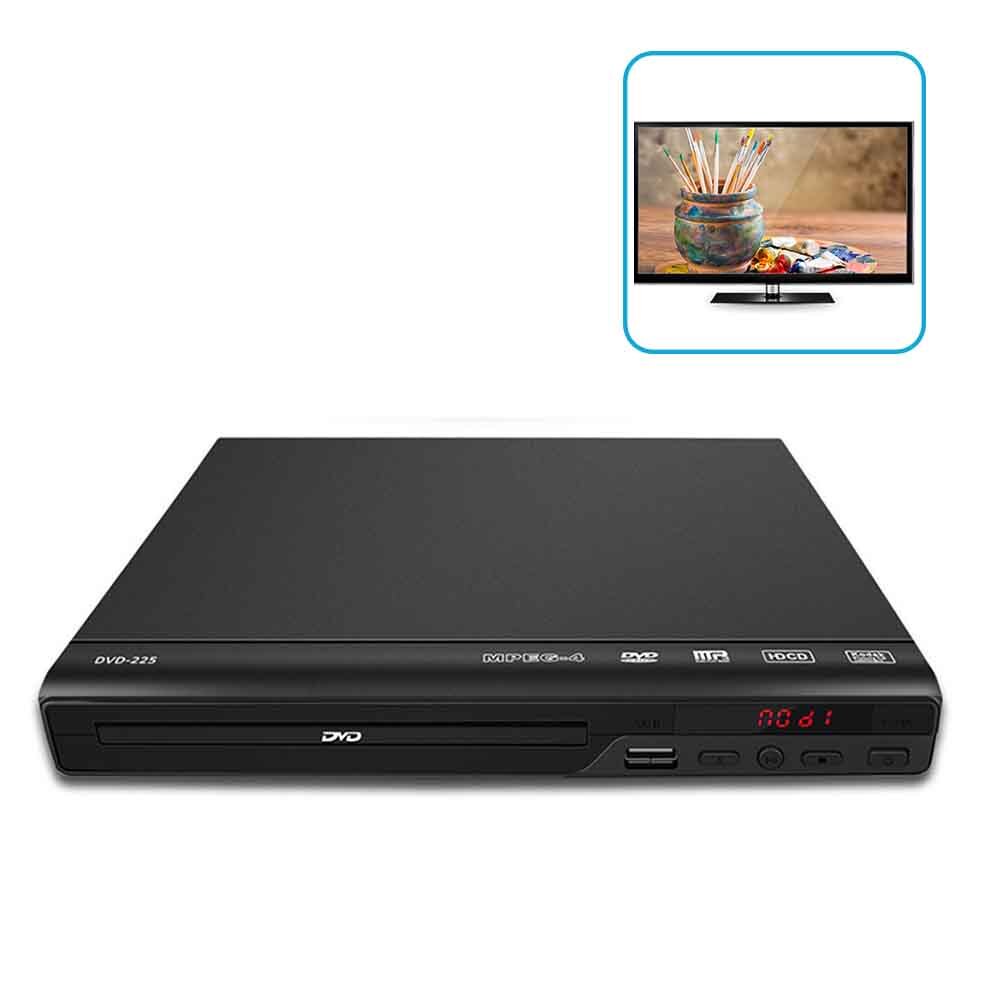Lecteur Audio et DVD HD 1080P, Compatible USB, son Surround 5.1, divertissement à domicile, toutes les régions, vidéo gratuite pour télévision avec câble AV