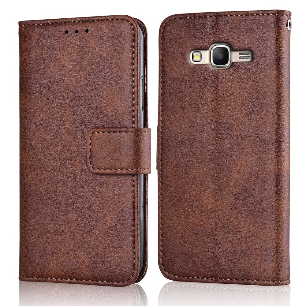Funda para Samsung Galaxy J3 J320, funda para teléfono móvil Samsung Galaxy J3 J320: niu-Brown