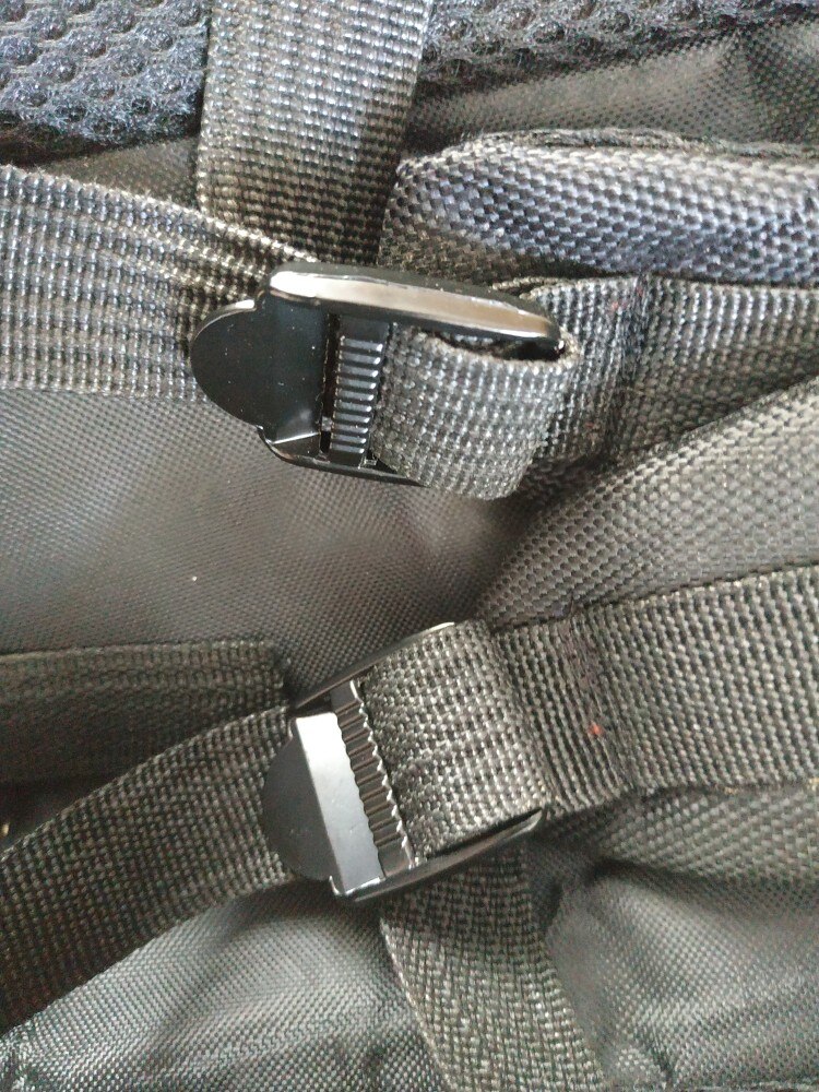 6pcs metal thickening school bag ladder buckle subheading word buckle taping adjust buckle 2.5cm garment trimmings