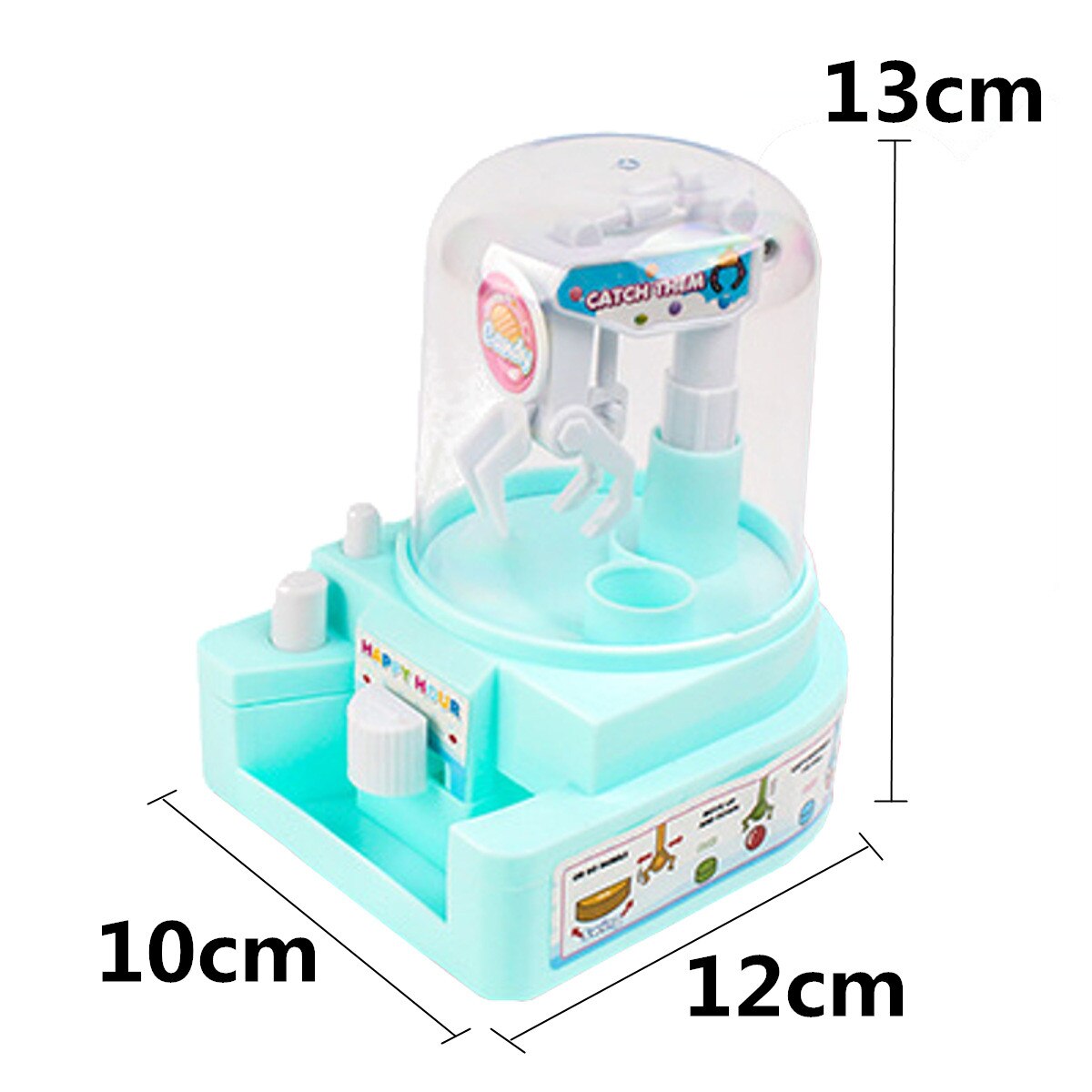 Mini Candy Grab Catcher Robot Arm Ball Crane Machine Handheld Claw Arcade Crane Catch Kids Toys