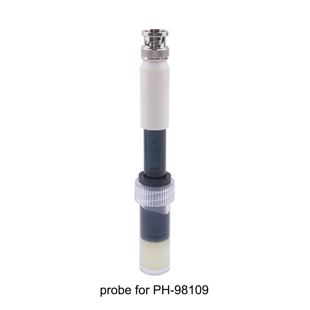 Yieryi-Medidor de pH de la piel, medidor Digital de pH cambiable, retención de datos con electrodo de vidrio afilado utilizado para agua, comida, queso, leche y suelo: ph-98109p