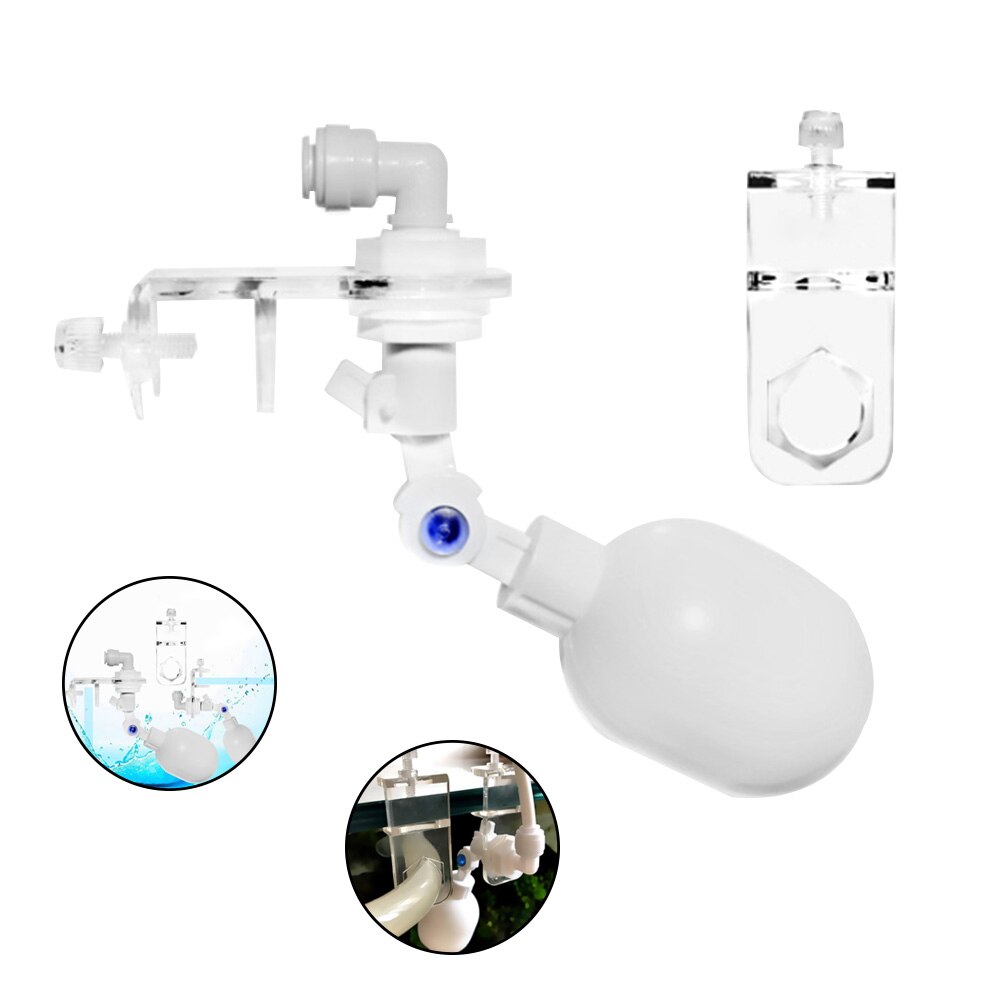 Aquarium Fish Tank Auto Refill Floating Ball Valve Water Controller Supplement System Automatic Water Float Shut Off Ball Valve