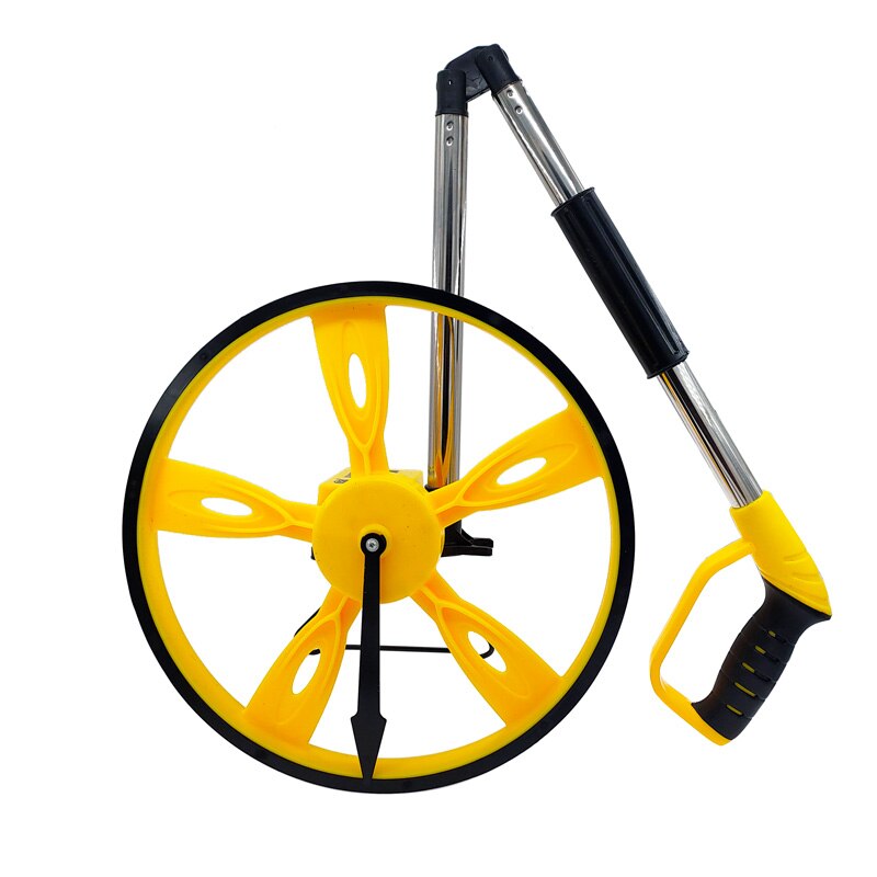 318mm diameter mechanical meter wheel foldable measuring wheel distance 0-9999m long distance meter measurer wheel